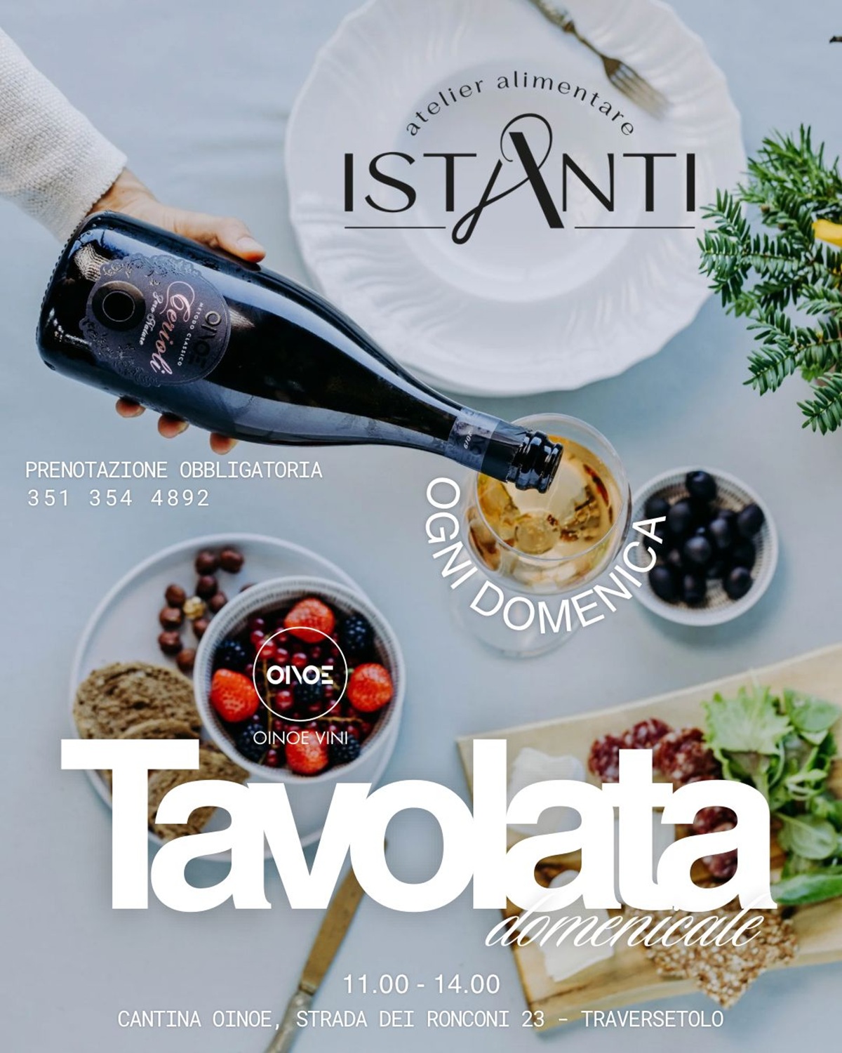 Tavolata domenicale da Oinoe - ph. Chiara Pasini