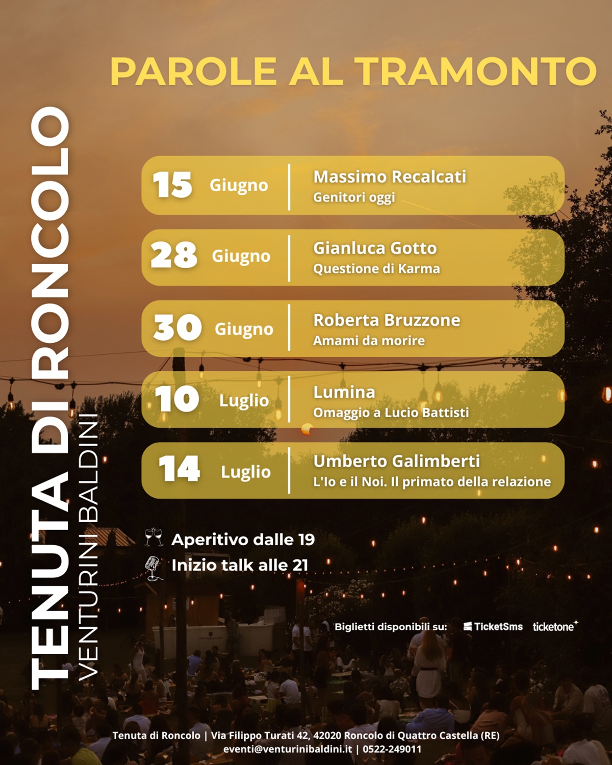 Parole al Tramonto - Tenuta Roncolo