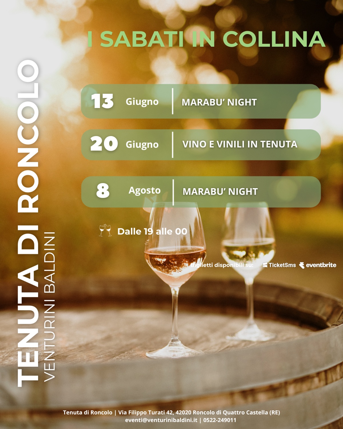 I sabati in collina - Tenuta Roncolo