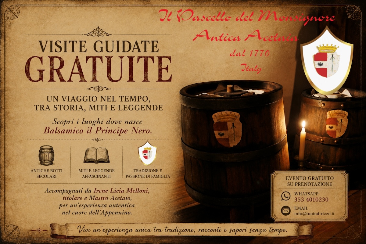 Visite guidate Antica Acetaia - Irene L. Melloni