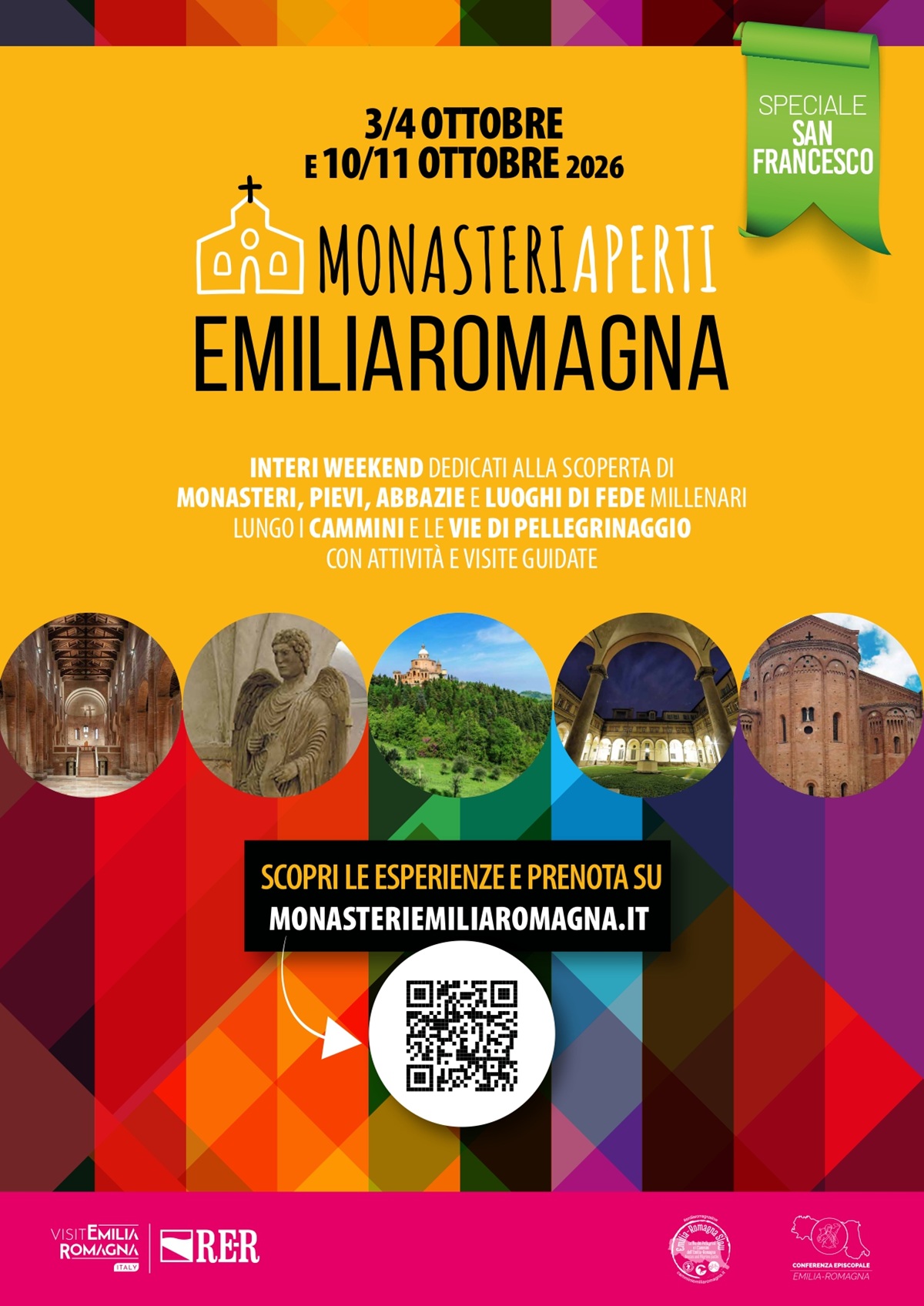 Monasteri Aperti 2026 locandina