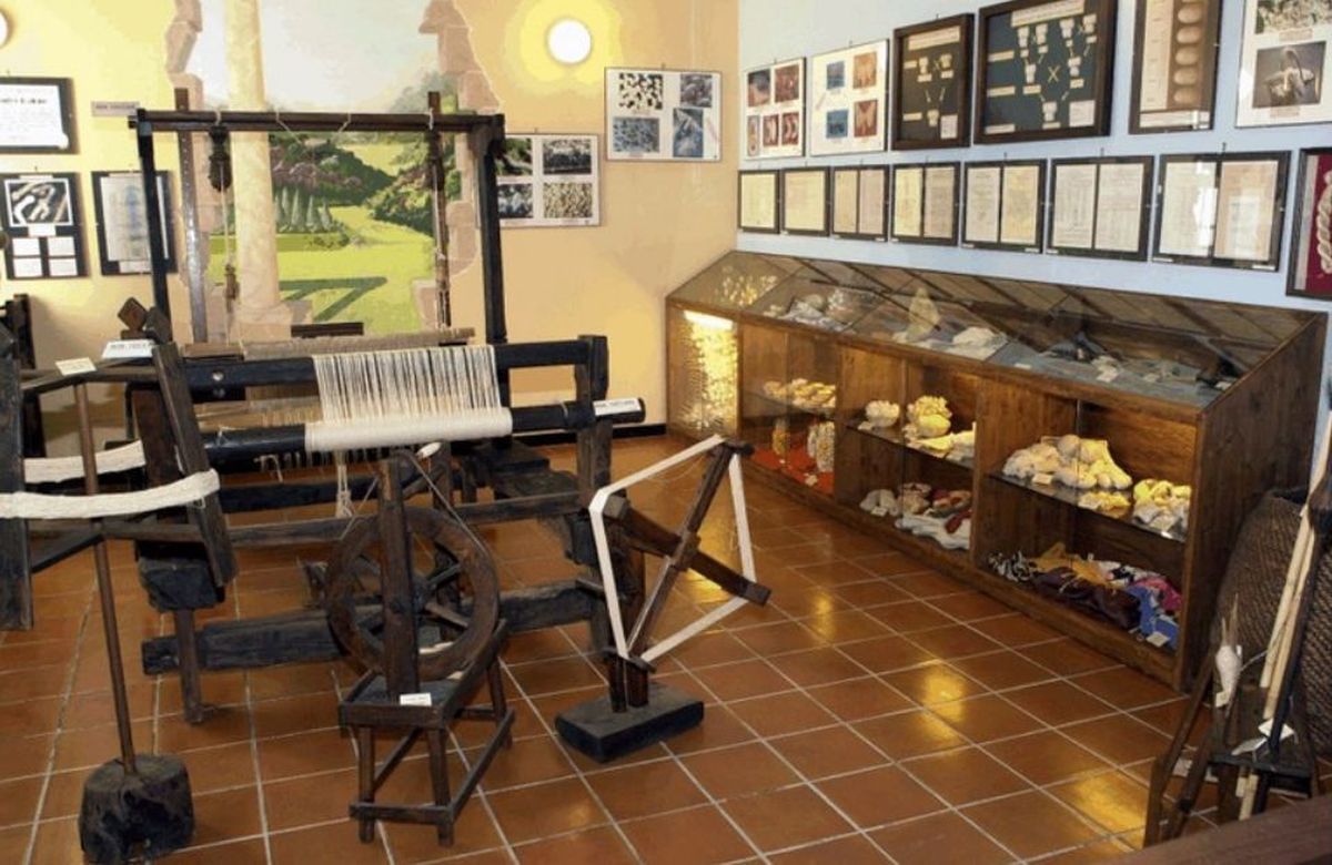 Interno del Museo del baco da seta