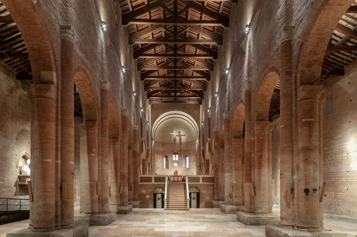Nonantola (MO), Interno Abbazia di San Silvestro,
