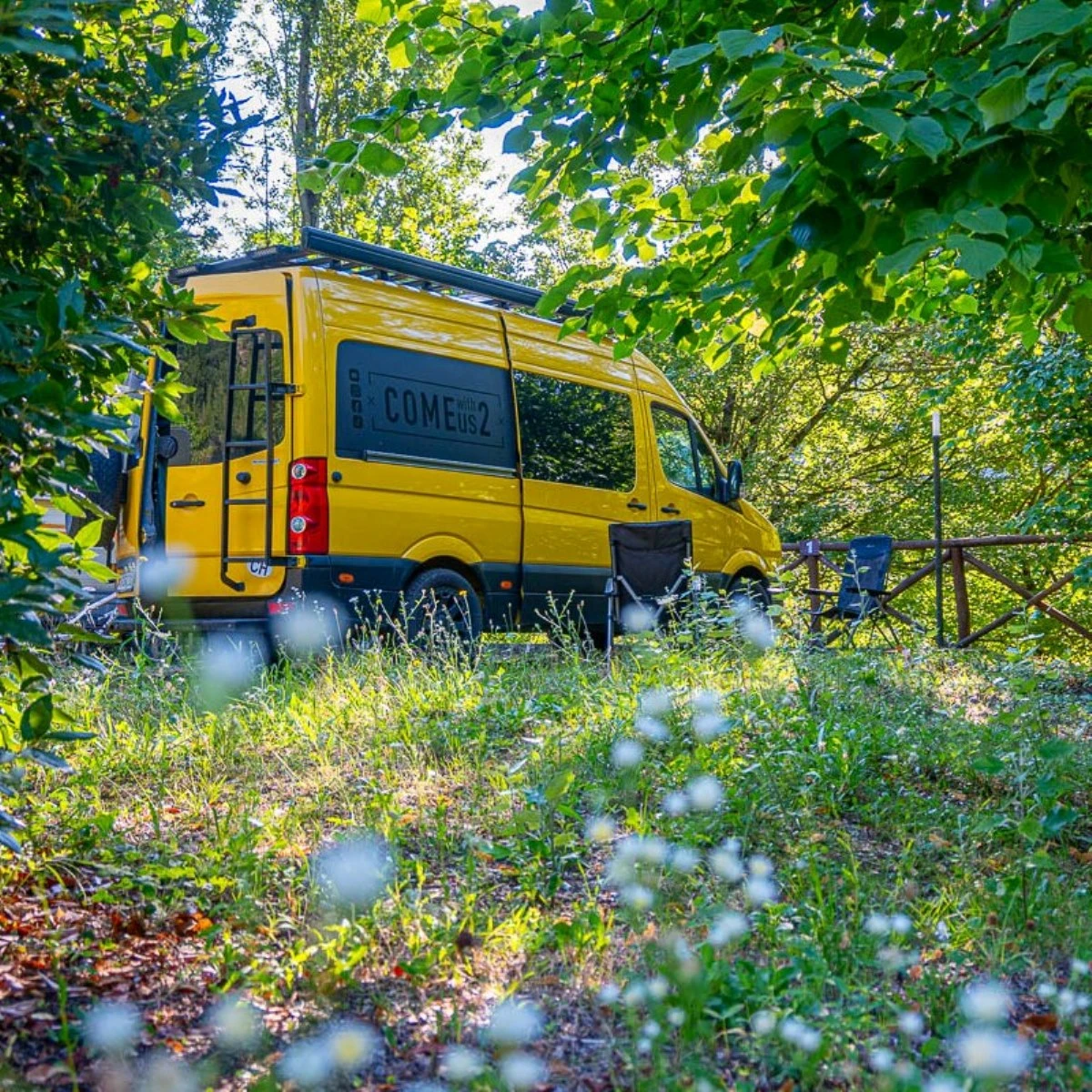 Bagno di Romagna (FC) camper su prato