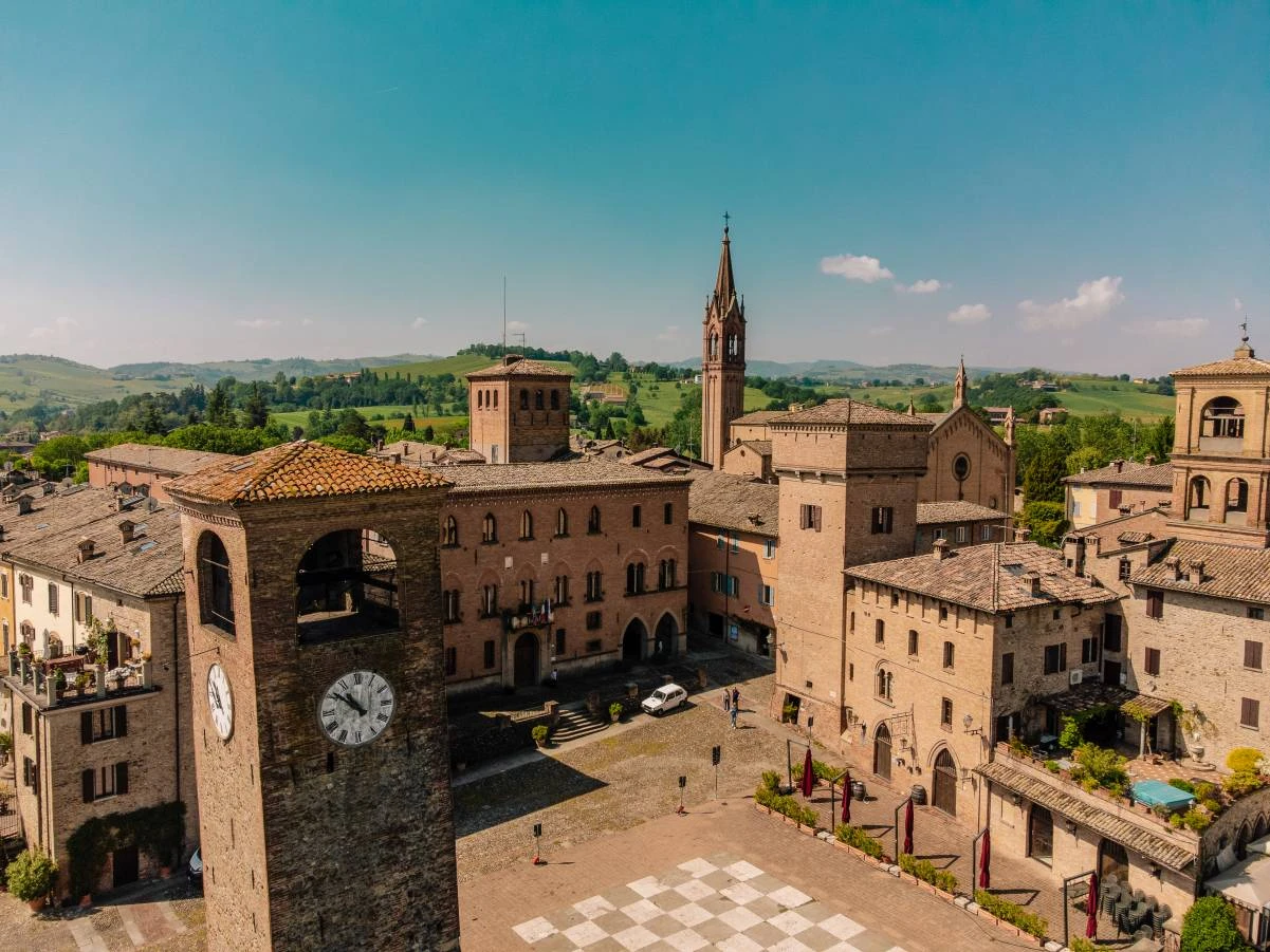 Castelvetro di Modena (MO), Vista aerea