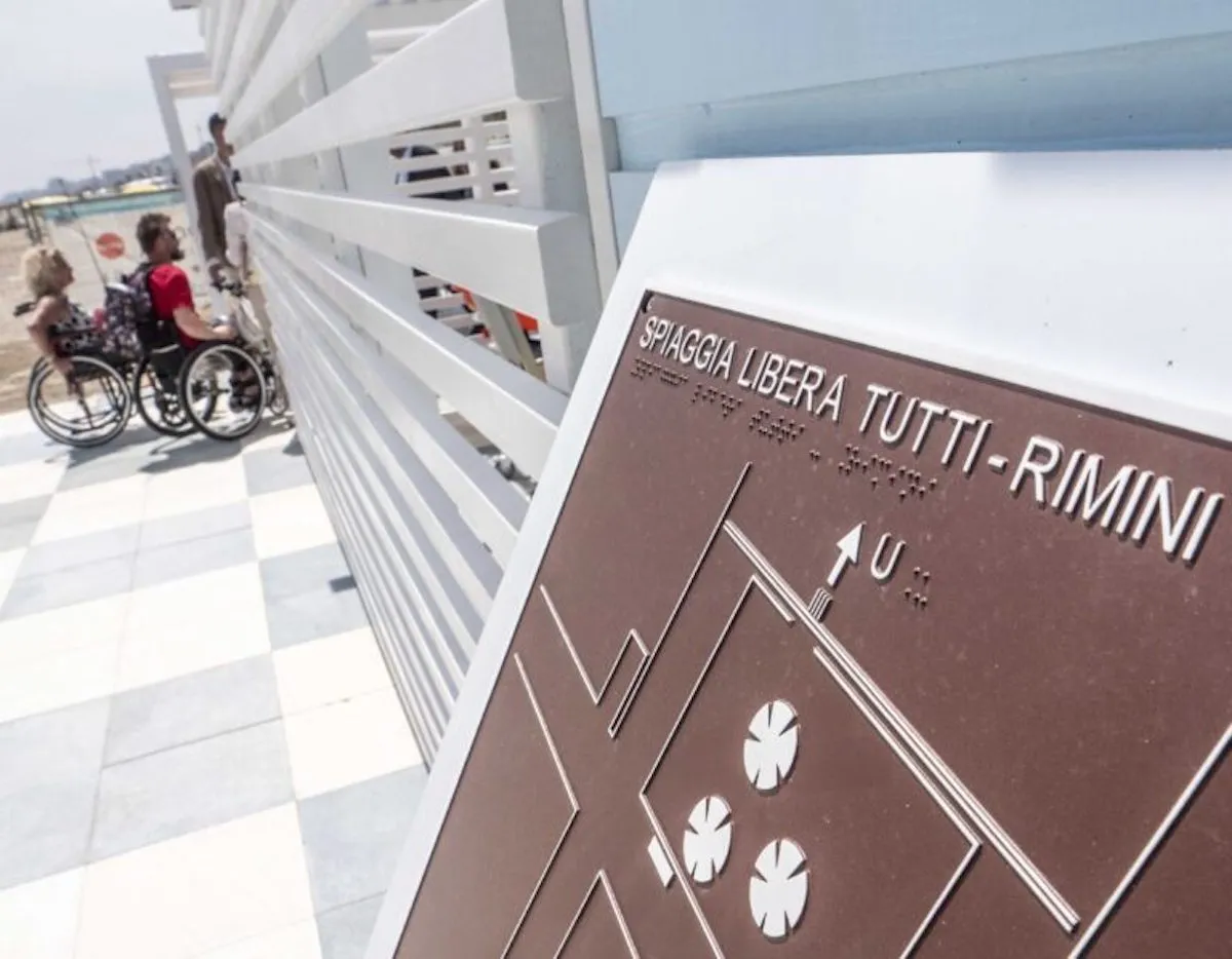 Rimini, spiaggia libera tutti