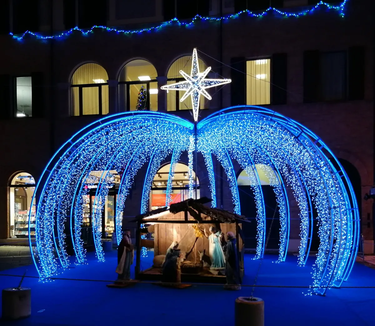 Cesena, Natale Natività blu